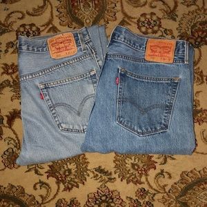 Men’s 505 Levi jeans, W36, L30